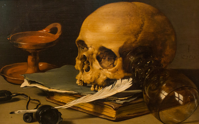 Still Life with a Skull and a Writing Quill by Thomas Hawk on Flickr