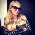 Paris Hilton and Tiger Cub
