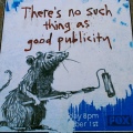 Banksy Rat NYC No Such Thing As Good Publicity