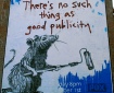 Banksy Rat NYC No Such Thing As Good Publicity